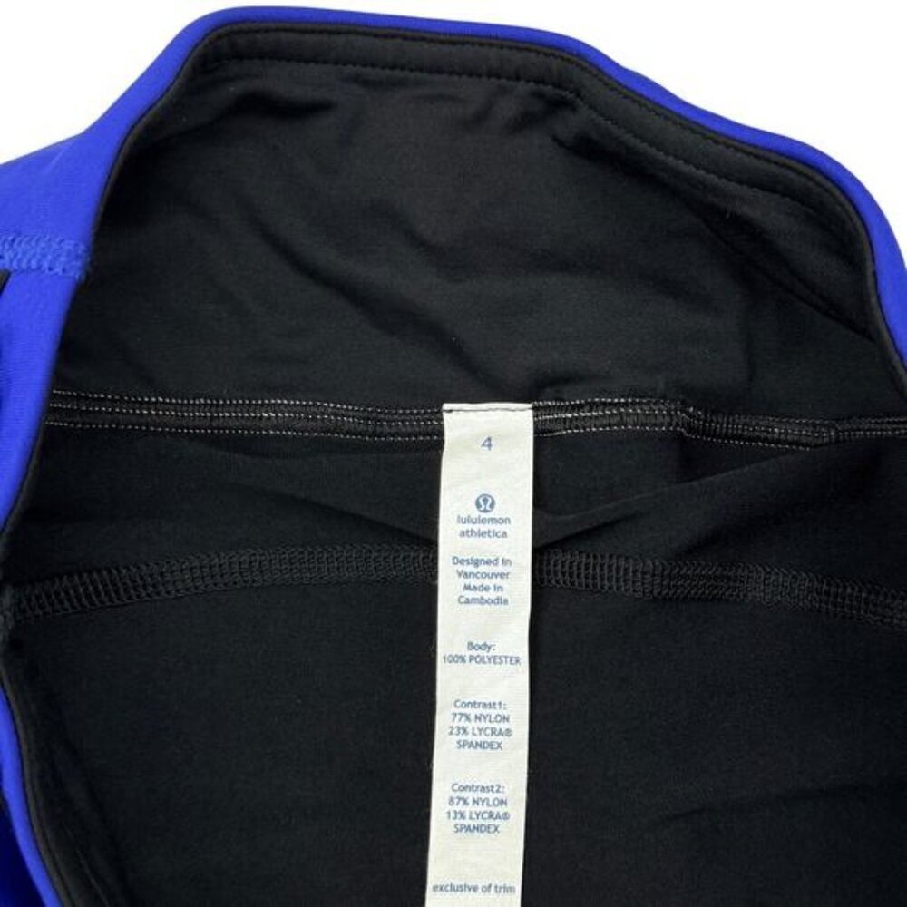 Lululemon Run: Speed Squad Skirt Milky Way Multi Print / Pigment Blue Size 4 - Picture 10 of 13